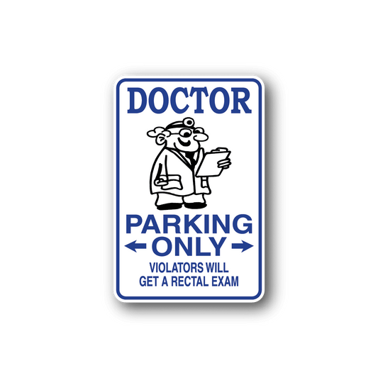 Image of Doctor Parking only Sticker