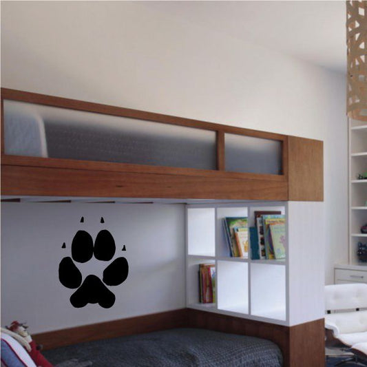 Image of Dog Paw Print Decal