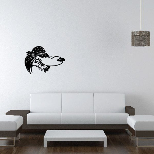 Image of Dog Skull Wall Decal - Vinyl Decal - Car Decal - 035