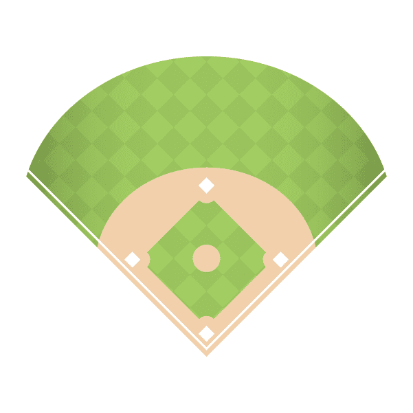 Dry Erase Baseball Diamond Sticker