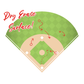 Dry Erase Baseball Diamond Sticker