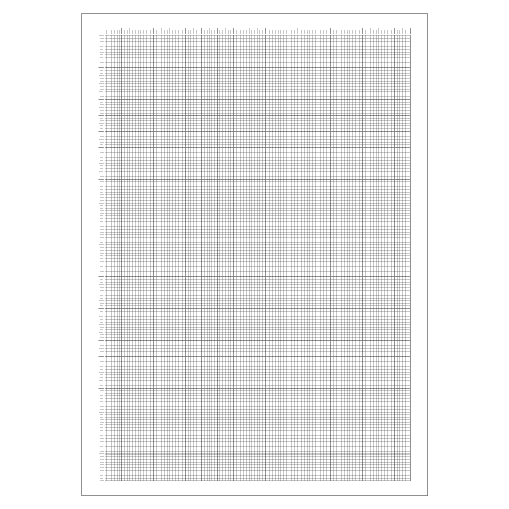 Dry Erase Graph with Grid Sticker