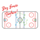 Dry Erase Hockey Rink Sticker