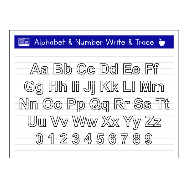 Dry Erase Learn-To-Write Sticker 01