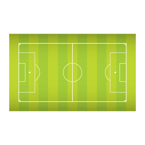 Dry Erase Soccer Field - Football Pitch Sticker