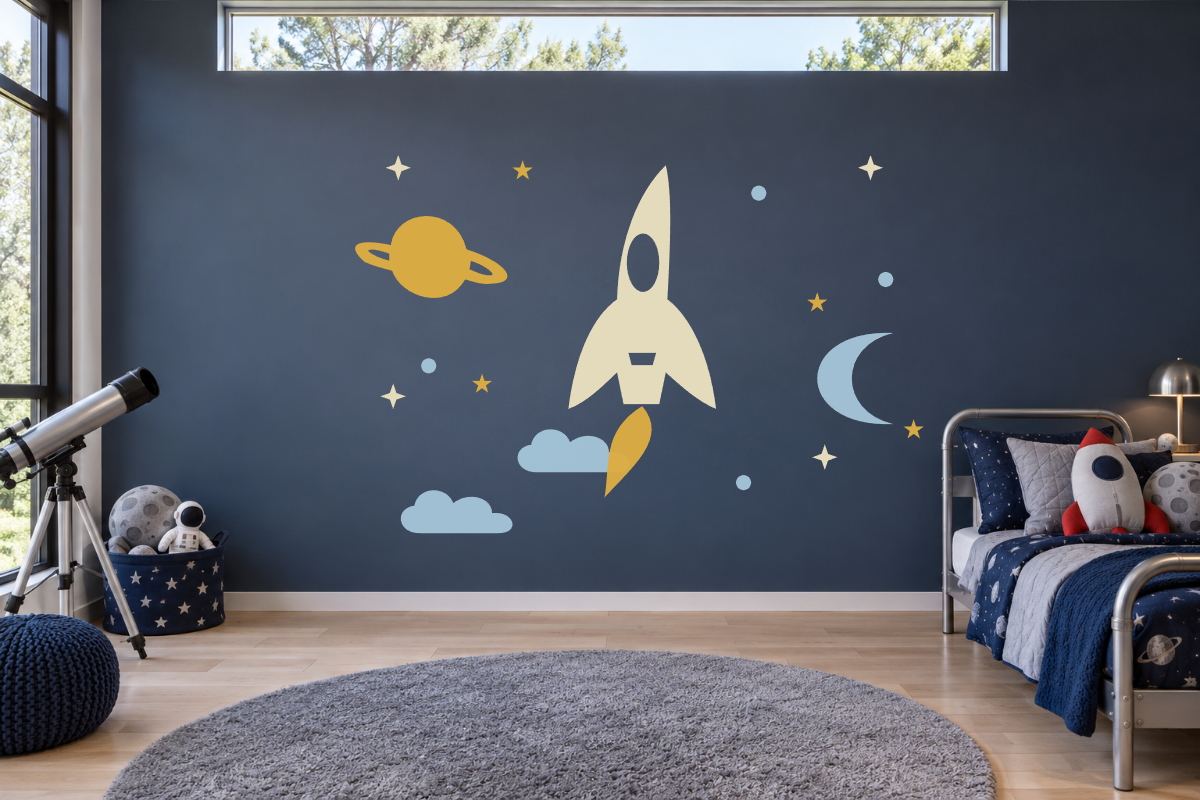 Blast Off · Easy Edition Wall Decal Kit
