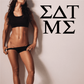 Eat Me Greek Letters Decal