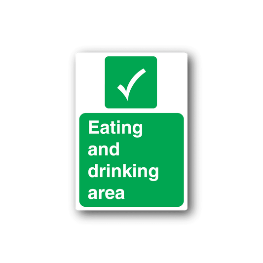 Image of Eating And Drinking Area Sticker