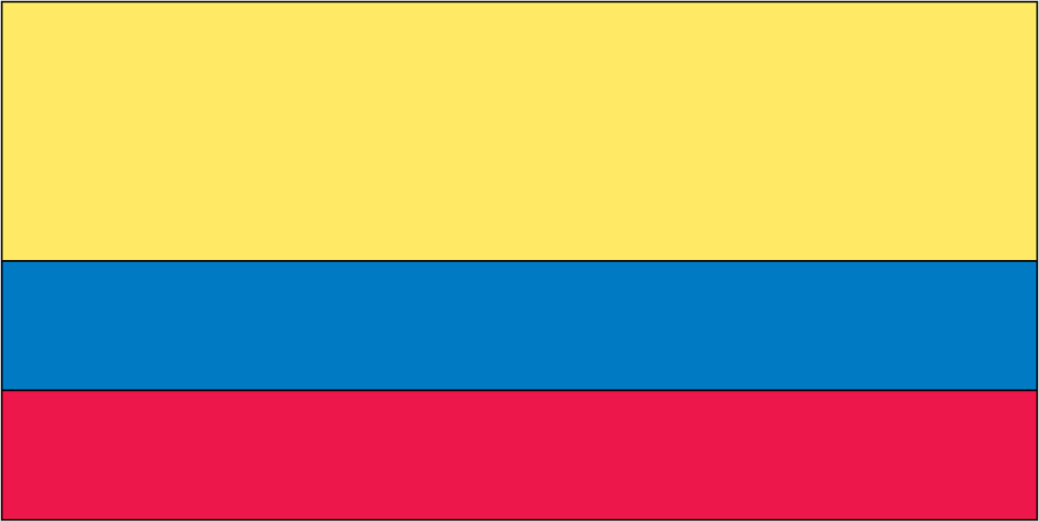 Ecuador Flag Sticker, isolated printed sticker artwork