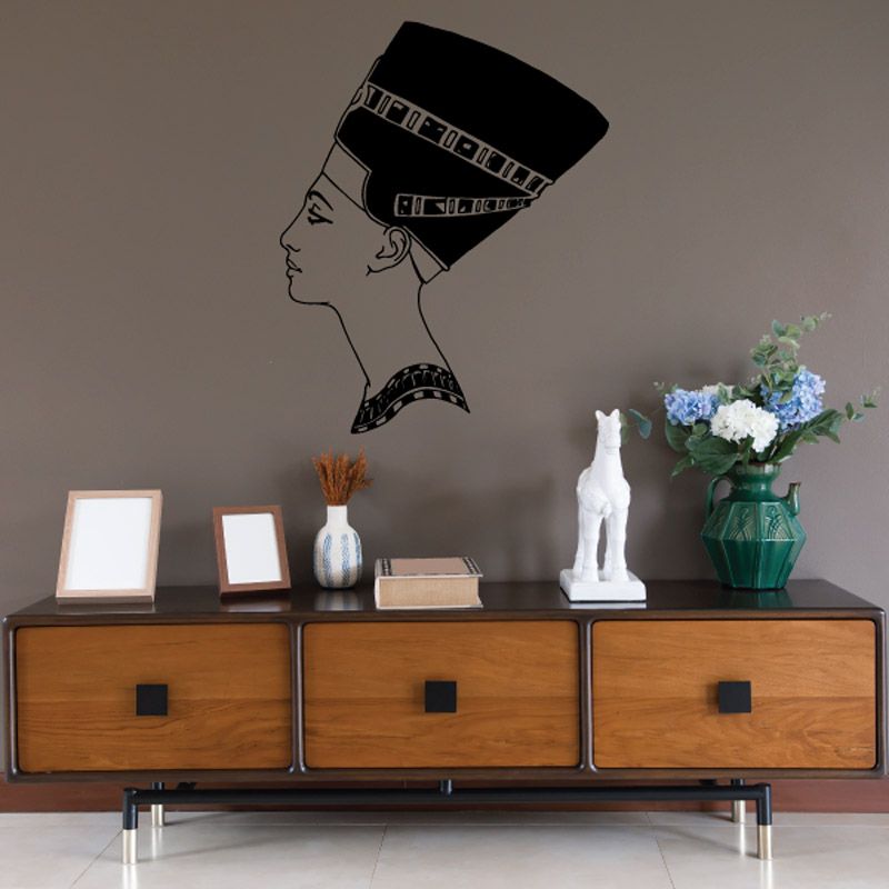 Image of Egyptian Queen Nefertiti Decal