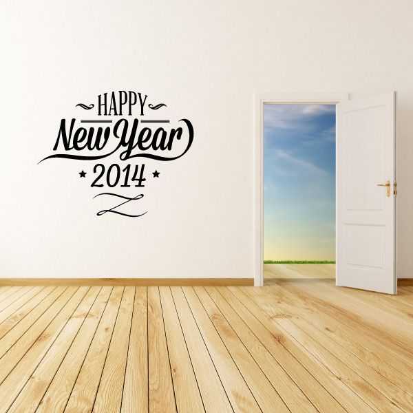 Image of Elegant Happy New Year Decal