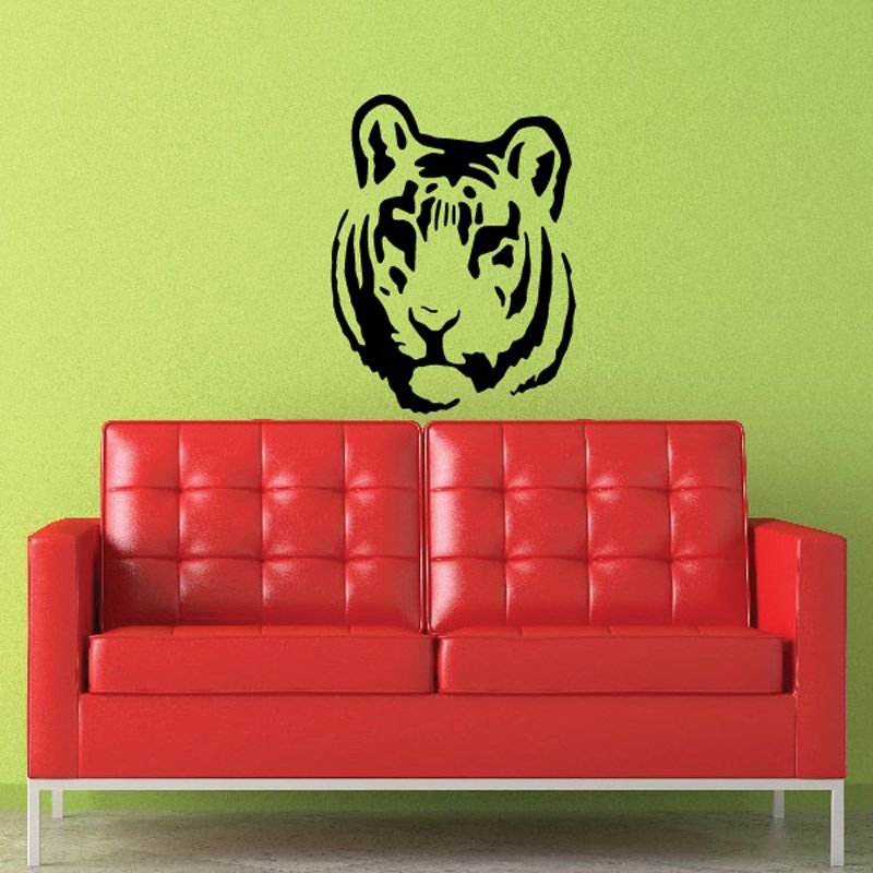 Image of Elegant Tiger Head Decal