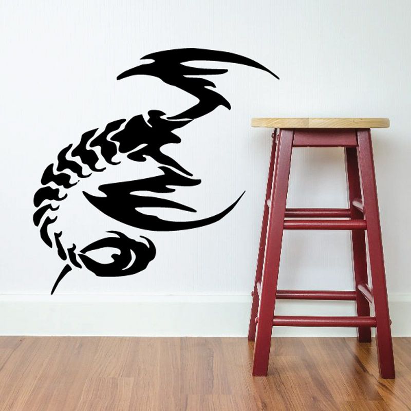 Image of Elongated Wicked Scorpion Decal