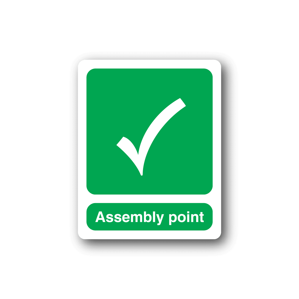 Image of Emergency Assembly Point Sticker