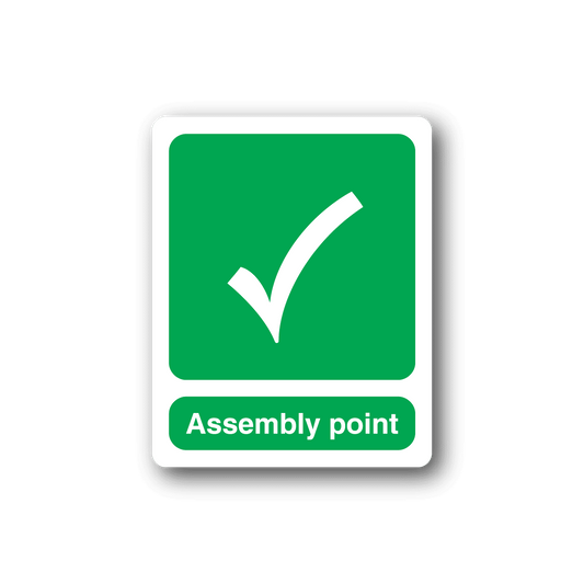 Image of Emergency Assembly Point Sticker