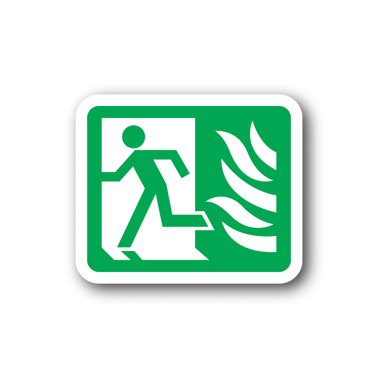 Image of Emergency Door Sticker