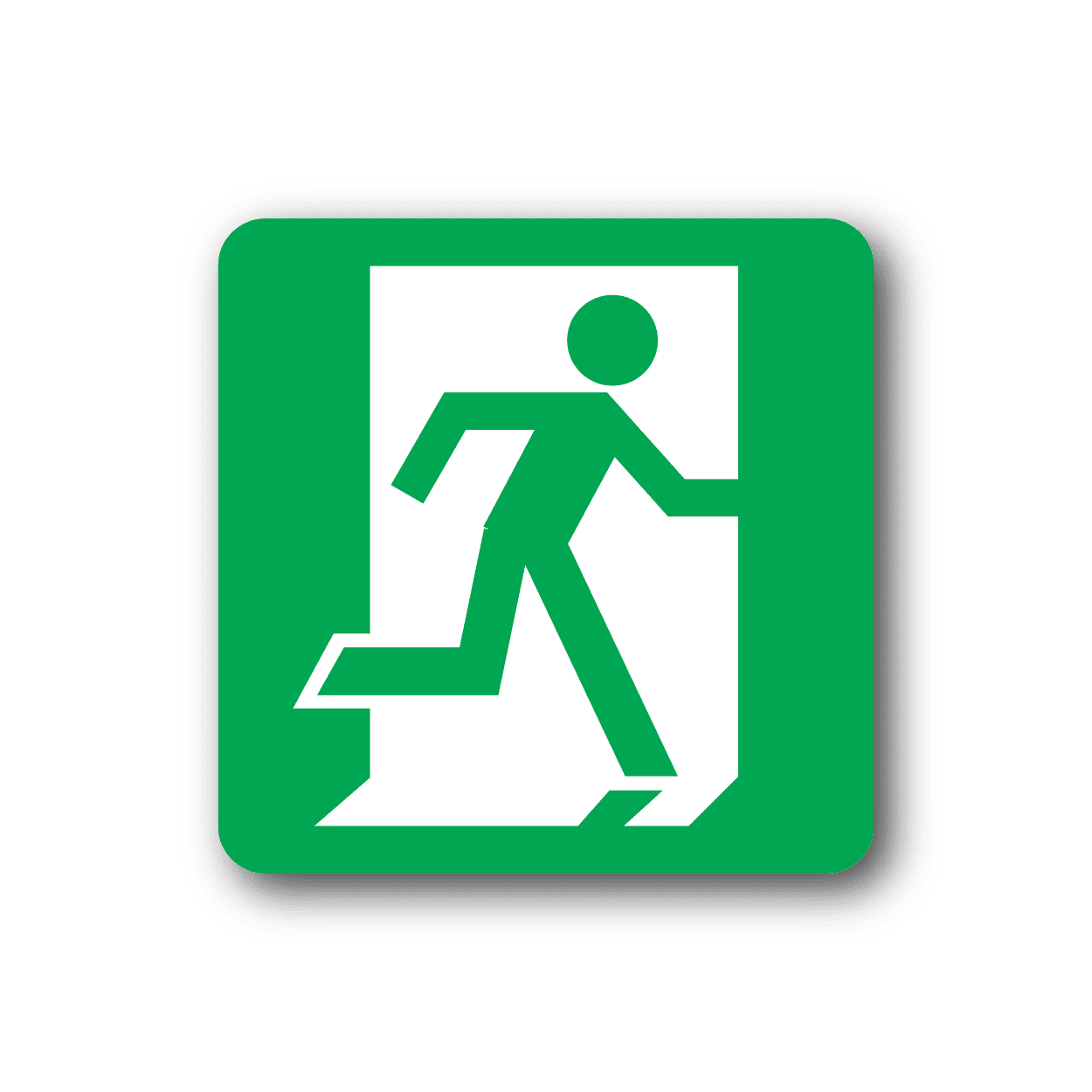 Image of Emergency Door Sticker