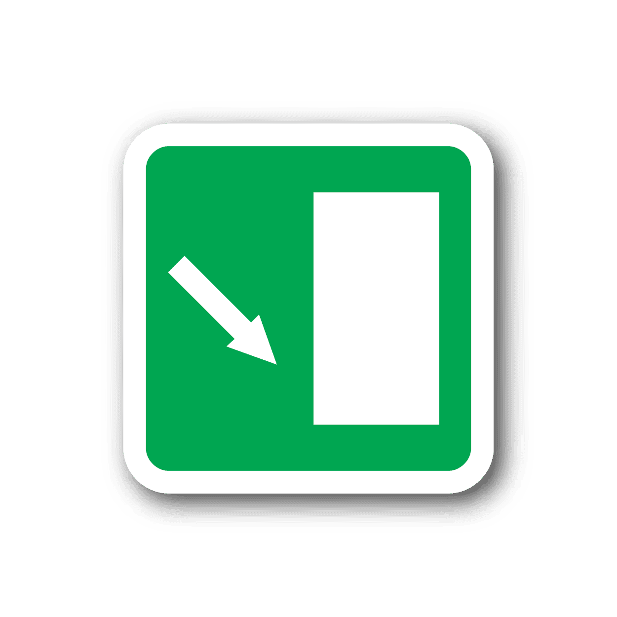 Image of Emergency Down Sticker