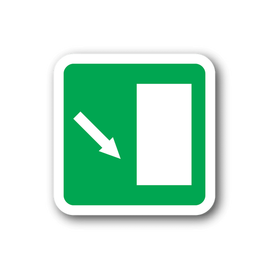 Image of Emergency Down Sticker