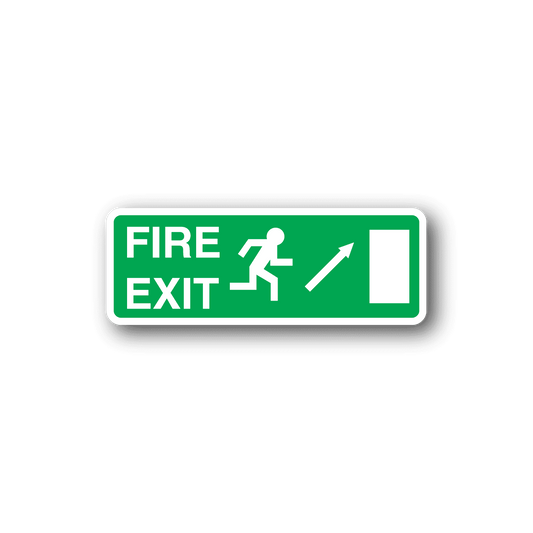 Image of Emergency Fire Exit Sticker