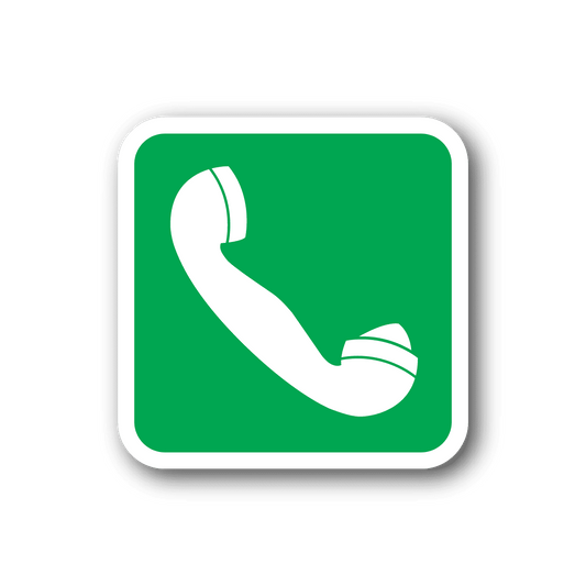 Image of Emergency Phone Sticker