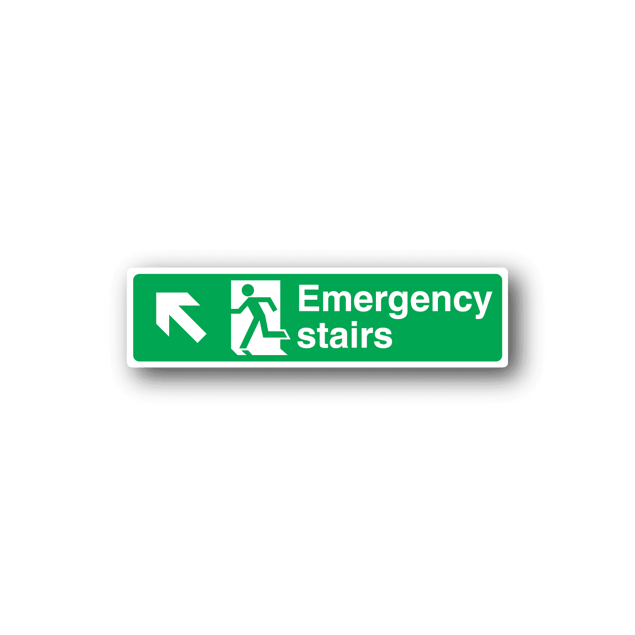 Image of Emergency Stairs Down Sticker