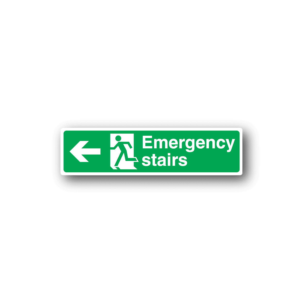 Image of Emergency Stairs Left Sticker