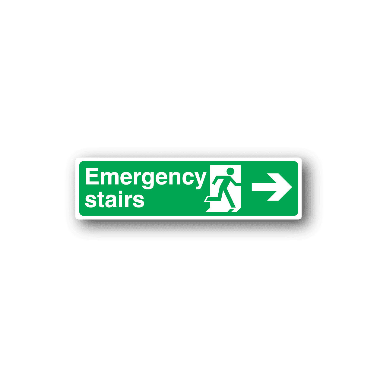 Image of Emergency Stairs Right Sticker