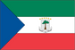 Equatorial Guinea flag sticker with green, white, and red stripes and central coat of arms