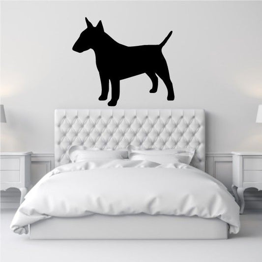 Image of Excited Bull Terrier Decal