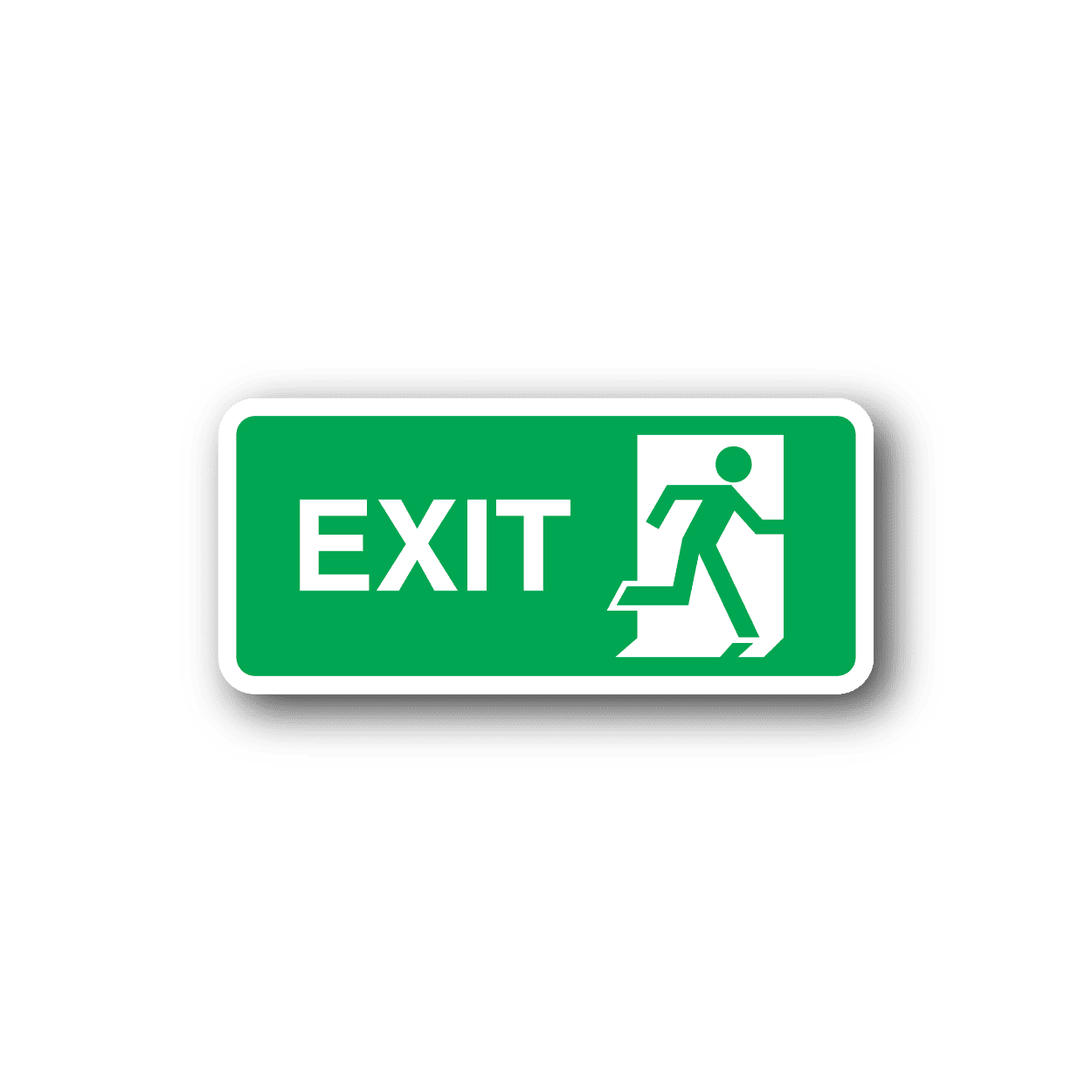 Image of Exit Door Sticker