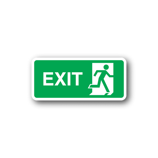 Image of Exit Door Sticker