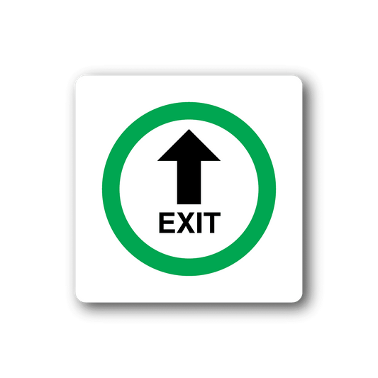 Image of Exit Straight Sticker