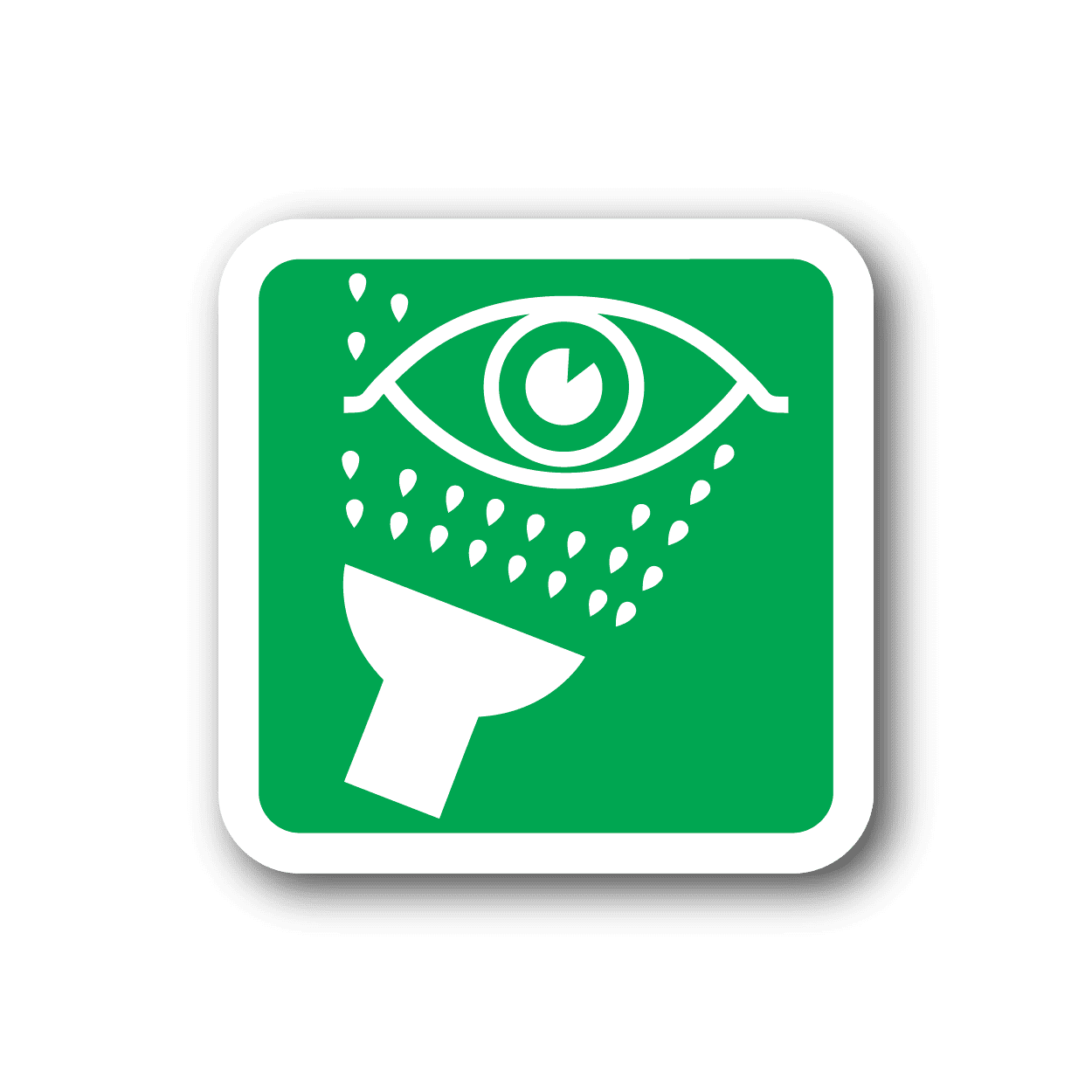 Image of Eye Rinse Station Sticker