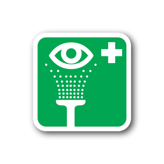 Image of Eye Wash Sticker