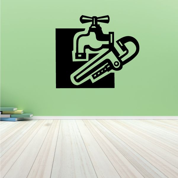 Image of Faucet Wrench Decal