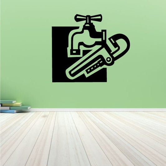 Image of Faucet Wrench Decal