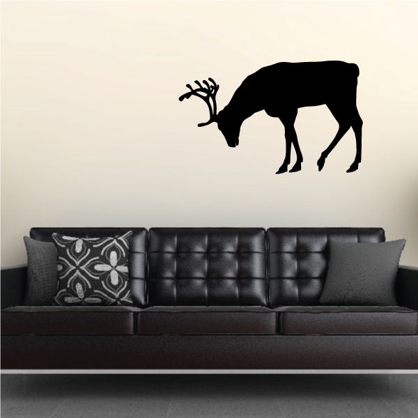 Image of Feeding Reindeer Decal