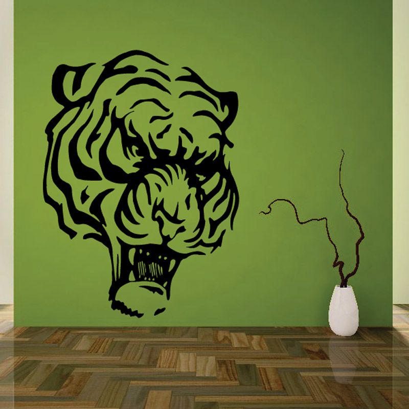 Image of Fierce Tiger Head Decal