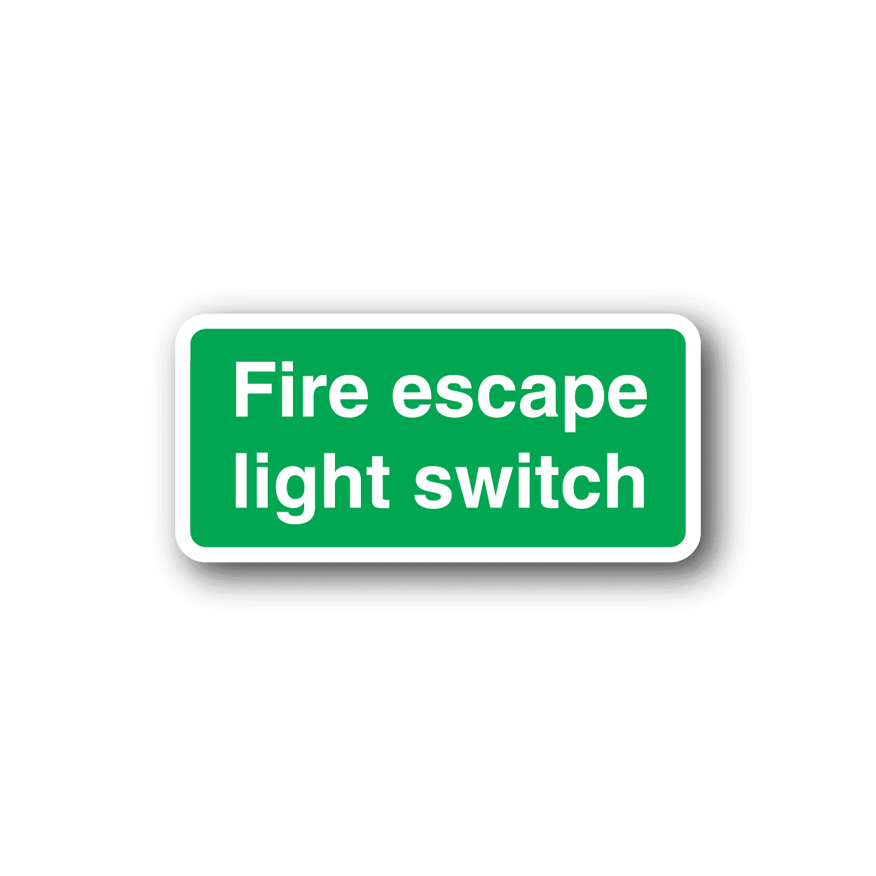 Image of Fire Escape Light Switch Sticker