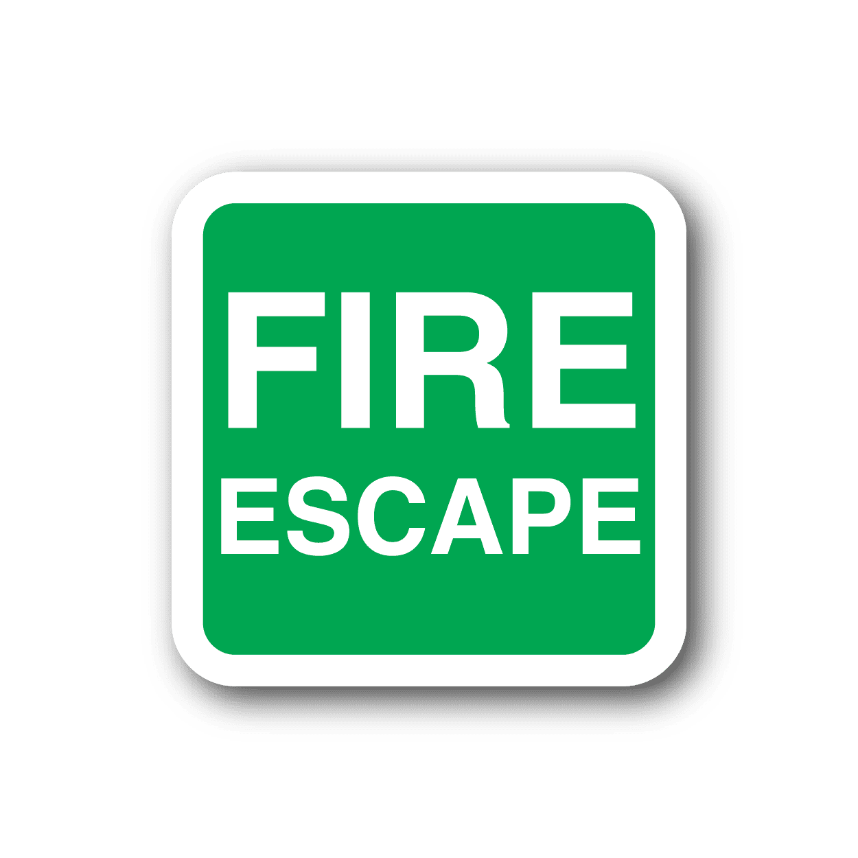 Image of Fire Escape Sticker