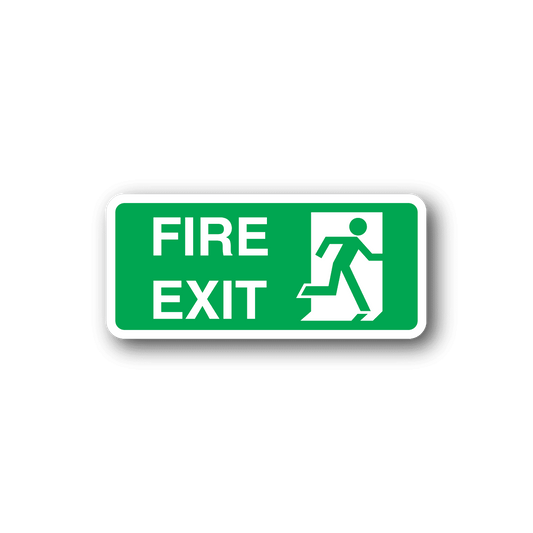 Image of Fire Exit Door Sticker