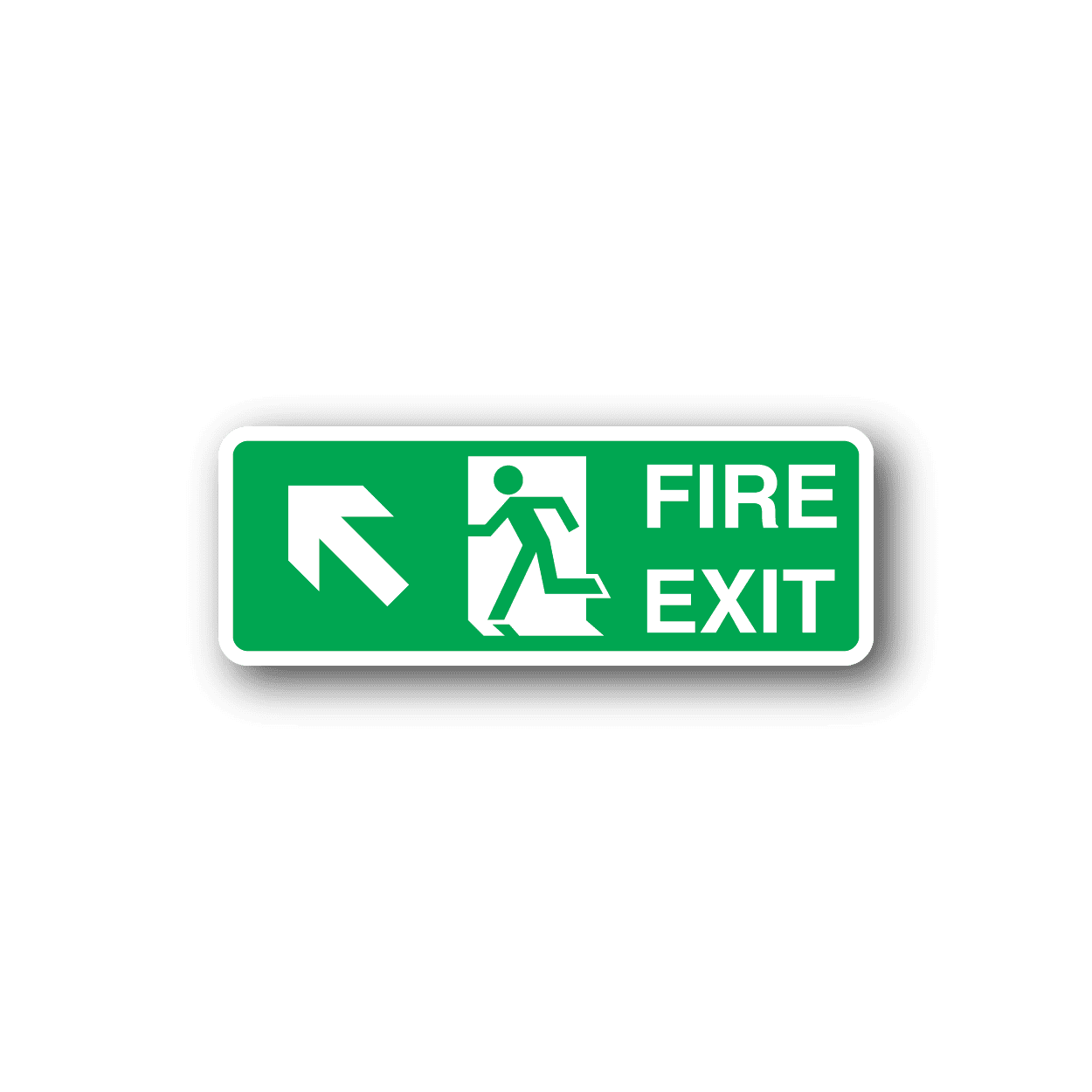 Image of Fire Exit Out Sticker