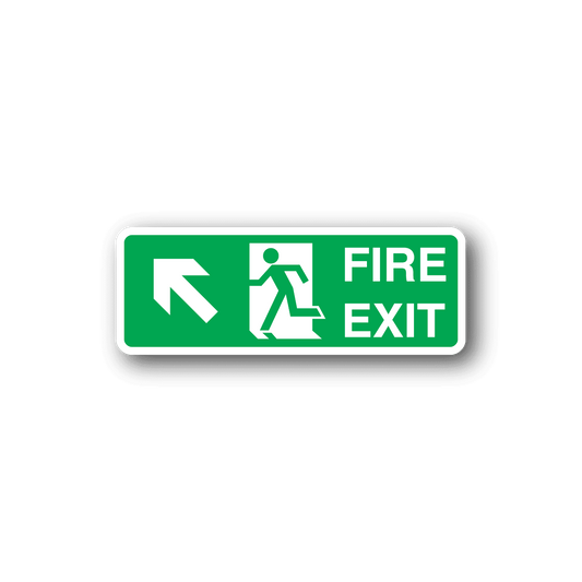 Image of Fire Exit Out Sticker