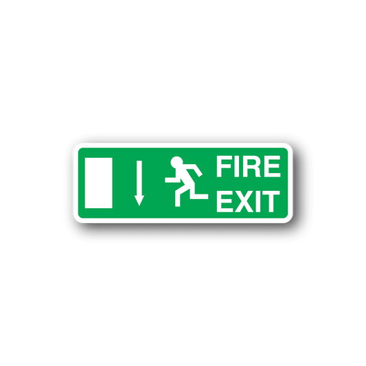 Image of Fire Exit Sticker