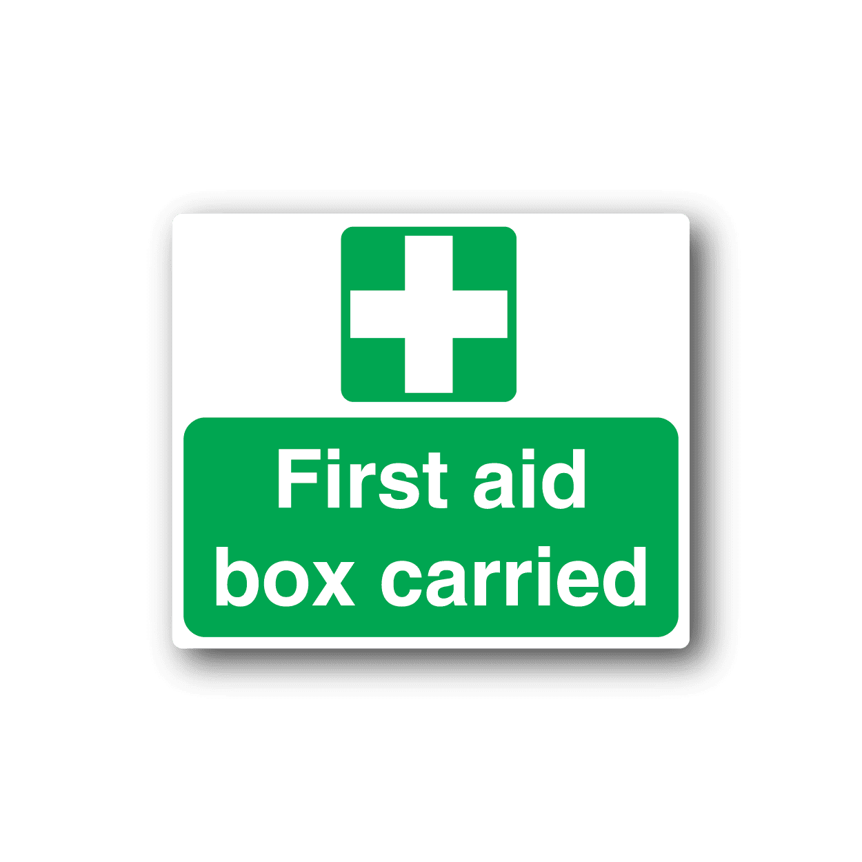 Image of First Aid Box Carried Sticker