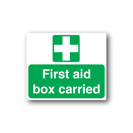 Image of First Aid Box Carried Sticker