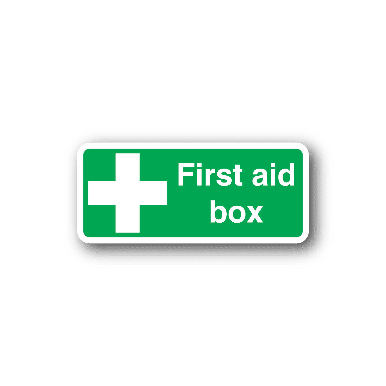 Image of First Aid Box Sticker