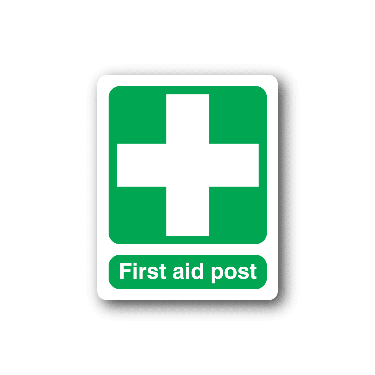 Image of First Aid Posts Sticker