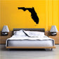 Black Florida state outline vinyl decal